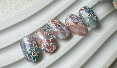 #菱。花格 ｜專業美甲｜沙龍應用｜台灣老師｜花｜Ting｜奶油膠｜教學影片